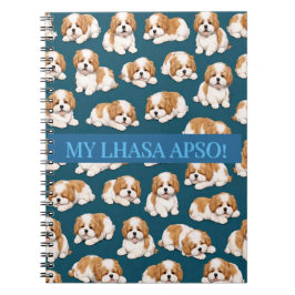 Lhasa Apso Puppy Notitieboek Journaal