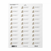 Lhasa Apso Retouradreslabels Etiket (Full Sheet)