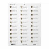 Lhasa Apso Retouradreslabels Etiket (Full Sheet)