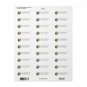 Lhasa Apso Retouradreslabels Etiket (Full Sheet)