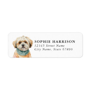 Lhasa Apso Retouradreslabels Etiket