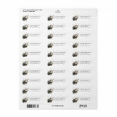 Lhasa Apso Retouradreslabels Etiket (Full Sheet)
