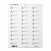Lhasa Apso Retouradreslabels Etiket (Full Sheet)