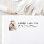 Lhasa Apso Retouradreslabels Etiket (Insitu)