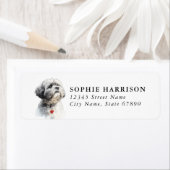 Lhasa Apso Retouradreslabels Etiket (Insitu)