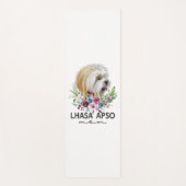 Lhasa Apso Shirt geschenken Hond Mam Yogamat (Voorkant)