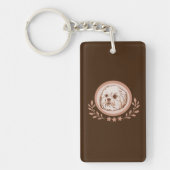 Lhasa Apso Sleutelhanger (Voorkant)