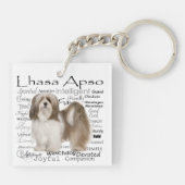 Lhasa Apso Sleutelhanger (Achterkant)