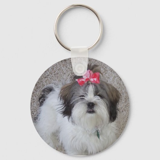 Lhasa Apso Sleutelhanger (Voorkant)