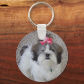Lhasa Apso Sleutelhanger (Voorkant)
