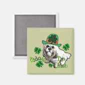Lhasa Apso St. Patrick's Day Magneet (Voorkant / Achterkant)