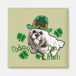 Lhasa Apso St. Patrick's Day Magneet