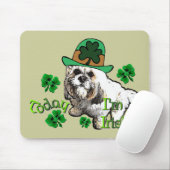 Lhasa Apso St. Patrick's Day Muismat (Met muis)