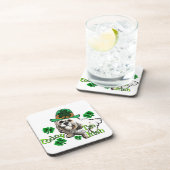 Lhasa Apso St Patricks Drankjes Onderzetter (Rechterzijde)