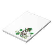Lhasa Apso St Patricks Notitieblok (Linkerzijde)