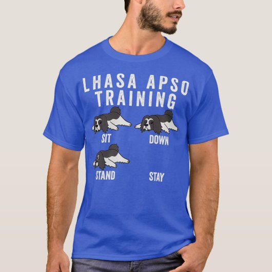 Lhasa Apso training Dog Premium T-shirt (Voorkant)