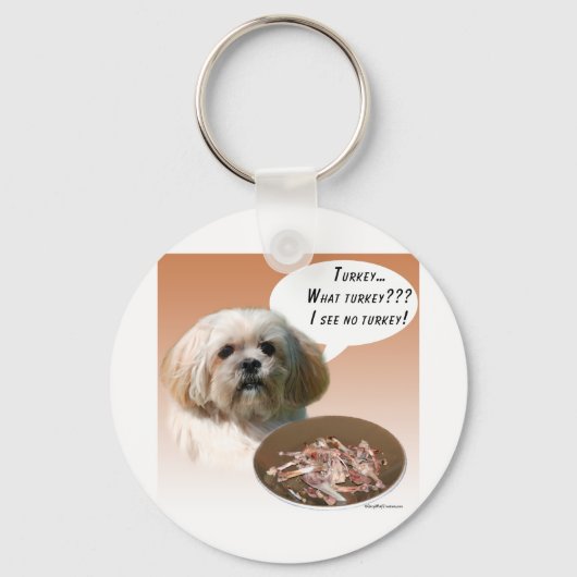 Lhasa Apso Turkije Sleutelhanger (Voorkant)