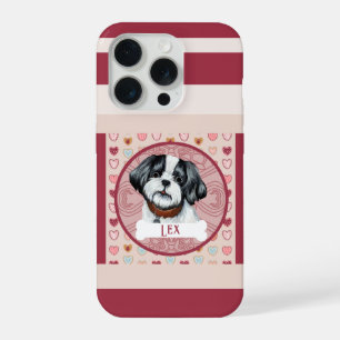 Lhasa Apso Valentijnshart iPhone 11 Pro Hoesje iPhone 15 Pro Case