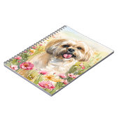 Lhasa Apso Watercolor Journal Notitieboek (Linkerzijde)