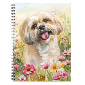 Lhasa Apso Watercolor Journal Notitieboek (Voorkant)