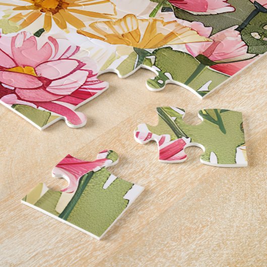 Lhasa Apso Watercolor Puzzle Legpuzzel (Zijkant)