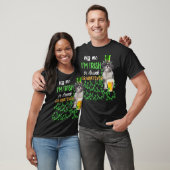Lhasa Apso weet dat ik Iers of Drink ben of wat da T-shirt (Unisex)