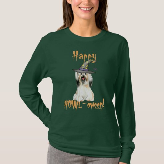 Lhasa Apso Witch T-Shirt (Voorkant)