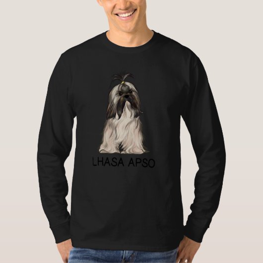 Lhasa Apso's Dolle Hond T-shirt (Voorkant)