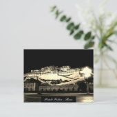 Lhasa at night - Potala Palace, Castle, Tibet Briefkaart (Staand voorkant)