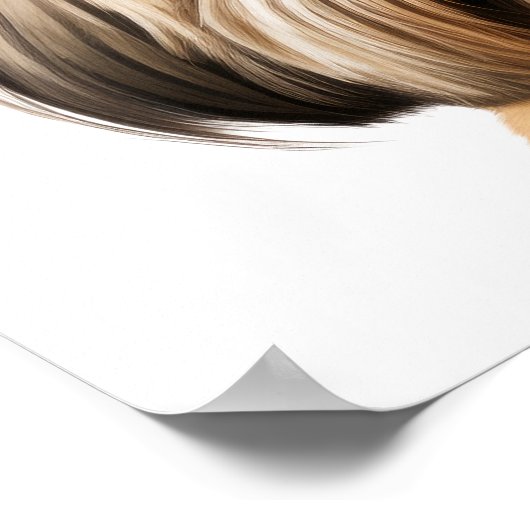 Lhasa gepersonaliseerde print (Hoek)