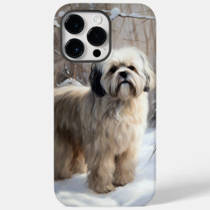 Lhasa heeft ook Kerstmis laten sneeuwen Case-Mate iPhone 14 Pro Max Hoesje