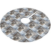 Lhasa heeft ook Kerstmis laten sneeuwen Kerstboom Rok (Gekanteld)