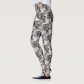 Lhasa heeft ook Kerstmis laten sneeuwen Leggings (Links)