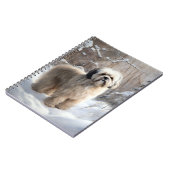 Lhasa heeft ook Kerstmis laten sneeuwen Notitieboek (Linkerzijde)