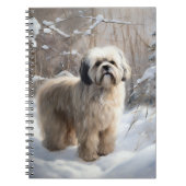 Lhasa heeft ook Kerstmis laten sneeuwen Notitieboek (Voorkant)