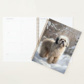 Lhasa heeft ook Kerstmis laten sneeuwen Planner (Display)