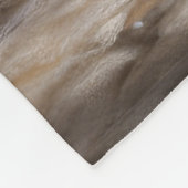 Lhasa ook besneeuwde slee kerstdecor fleece deken (Hoek)