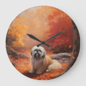 Lhasa Ook in de herfst laat Herfst inspireren Grote Klok (Voorkant)