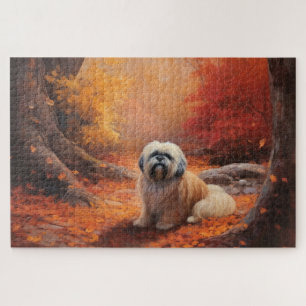 Lhasa Ook in de herfst laat Herfst inspireren Legpuzzel