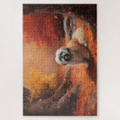 Lhasa Ook in de herfst laat Herfst inspireren Legpuzzel (Verticaal)