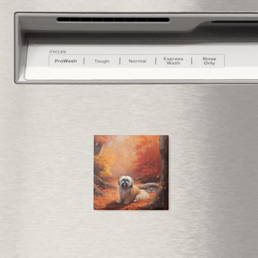 Lhasa Ook in de herfst laat Herfst inspireren Magneet (Insitu (Vaatwasser))