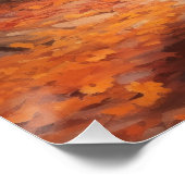 Lhasa Ook in de herfst laat Herfst inspireren Perfect Poster (Hoek)