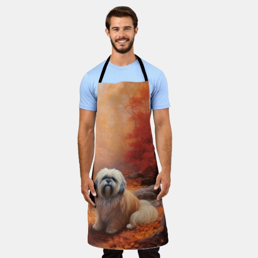 Lhasa Ook in de herfst laat Herfst inspireren Schort (Gedragen)