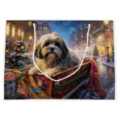 Lhasa Ook Kerstfeest Seizoen Groot Cadeauzakje (Voorkant)