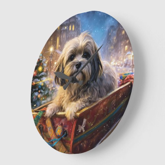 Lhasa Ook Kerstfeest Seizoen Grote Klok (Hoek)