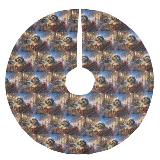 Lhasa Ook Kerstfeest Seizoen Kerstboom Rok (Voorkant)