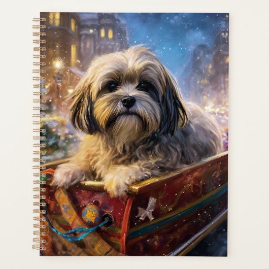 Lhasa Ook Kerstfeest Seizoen Planner (Voorkant)