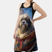 Lhasa Ook Kerstfeest Seizoen Schort (Insitu)