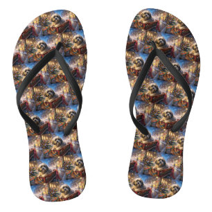 Lhasa Ook Kerstfeest Seizoen Teenslippers