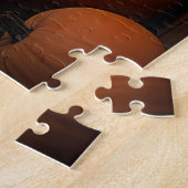 Lhasa ook pompoenen Halloween eng Legpuzzel (Zijkant)